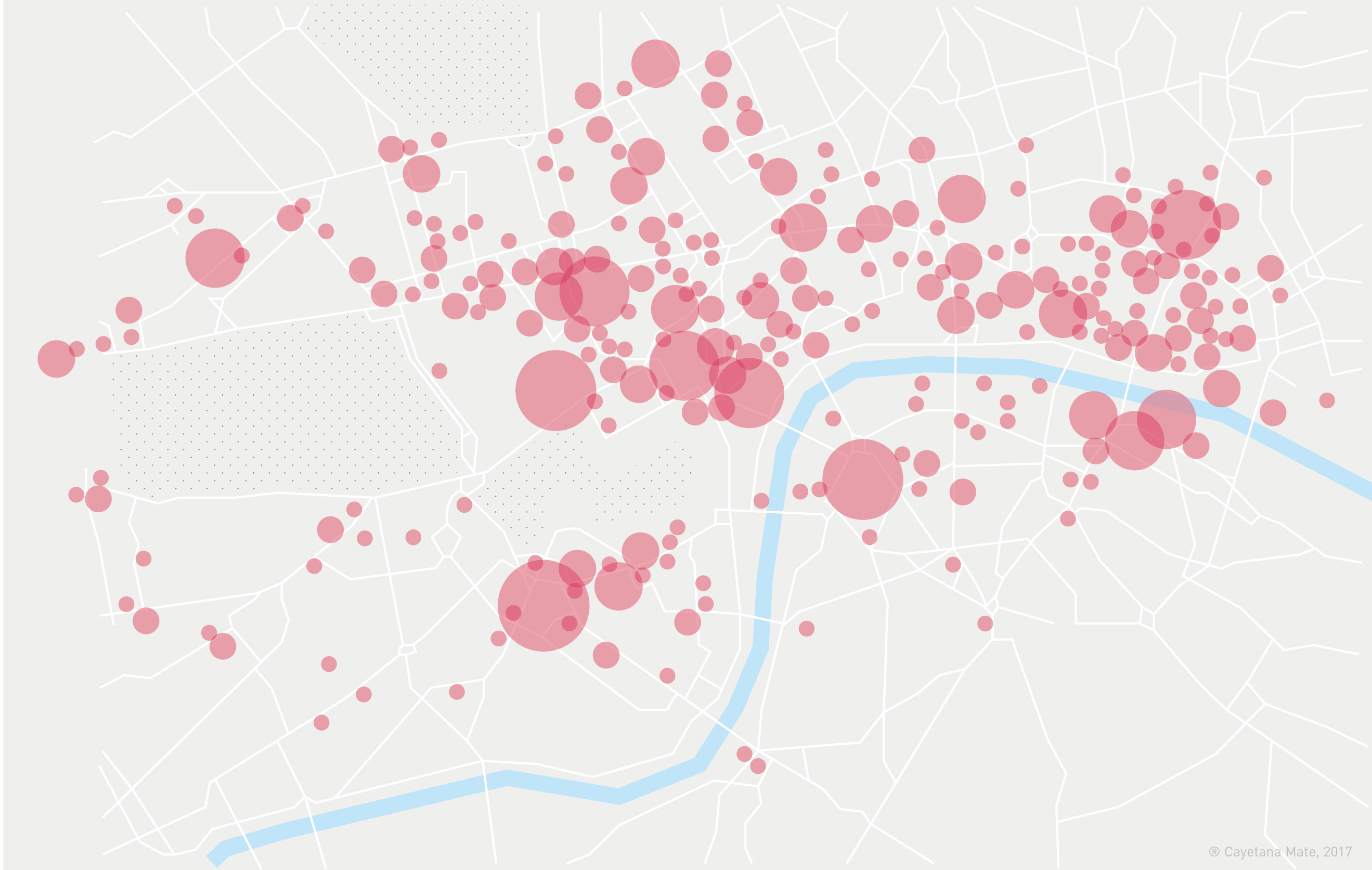 london coffee data sivualization density uk
