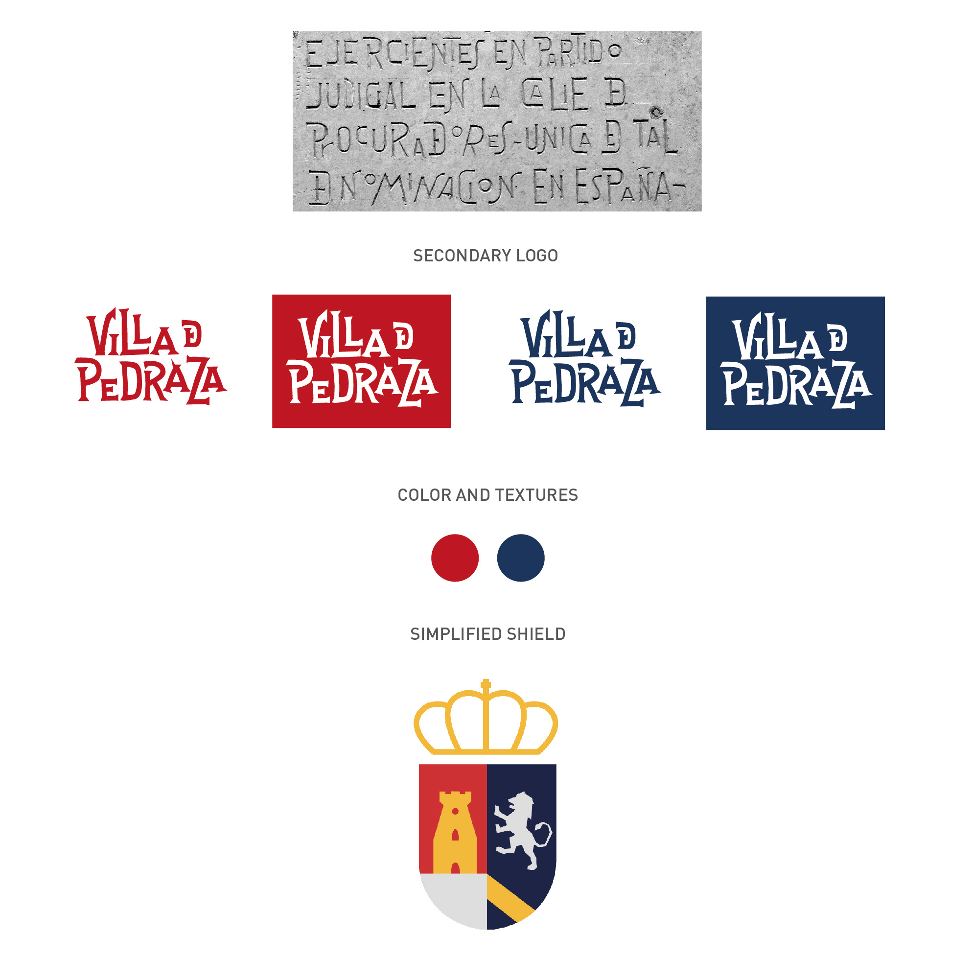 villa-de-pedraza-logo, pedraza, logo, segovia, branding, cayetana-mate